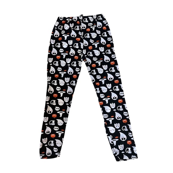 Halloween Print Leggings | Size Large - Picture 2 of 4